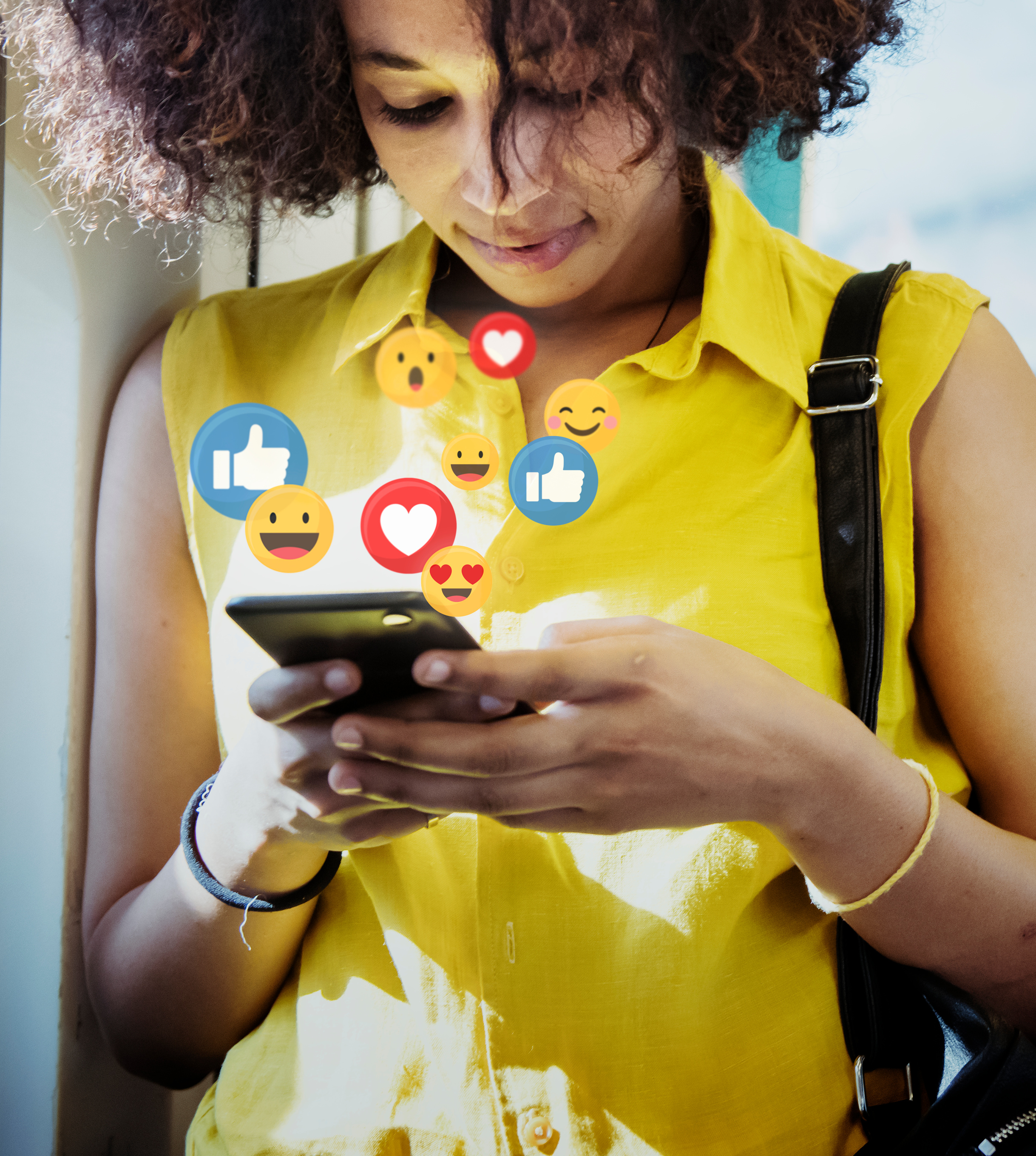 social media woman